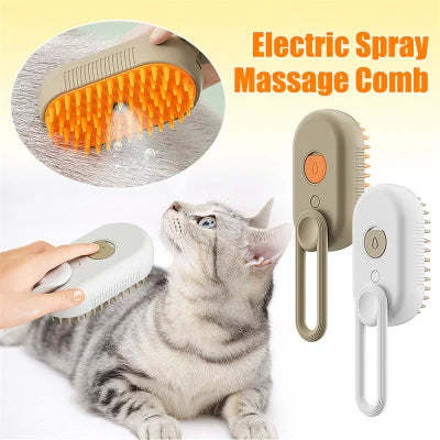 Electric Spray Pet Grooming Comb