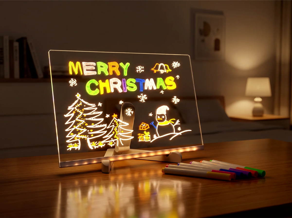 ✨LAST WEEK SPECIAL PRICE: ⏳🎨Luminous Led Drawing Board For Children