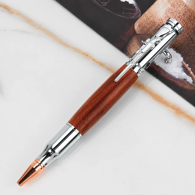The Artisan's Legacy: Solid Wood & Brass.