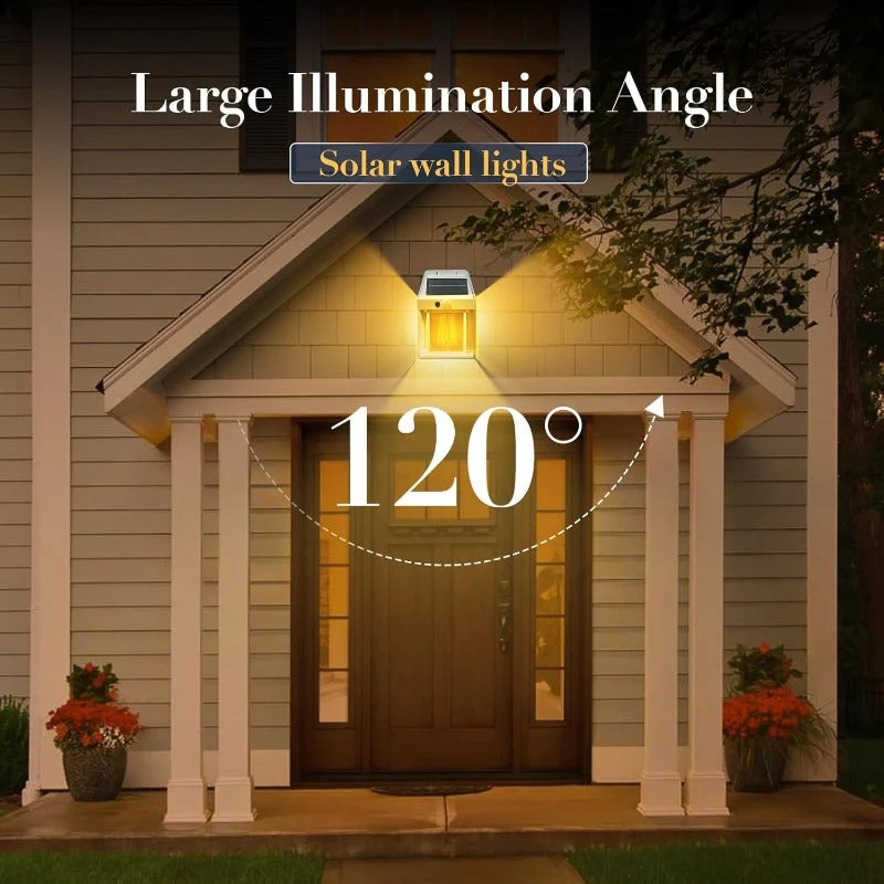 💡Zero Electricity Cost Solar Wall Light, Motion Activated Garden Decor Lamp