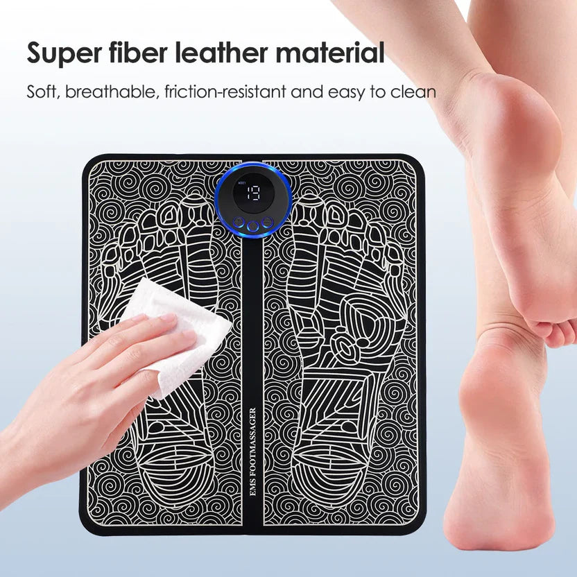 💆Foldable EMS Foot Circulation Massager Pad | Relieve Foot Fatigue & Leg Soreness