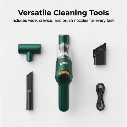 High-Power Cordless Vacuum Cleaner Kit for Car
