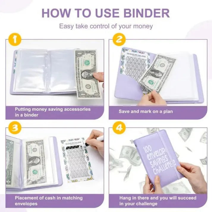 100 Envelope Savings Challenge Book |🔥 LIMITED TIME BUY 1 GET 1 FREE