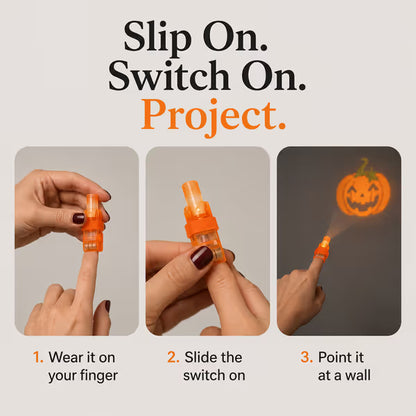 Halloween Finger Projector Lights – Mini Pattern Projector | 12/24/36 Pack, Save More When You Buy More