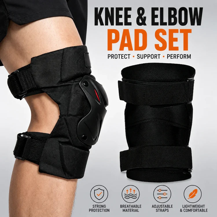 1 Pair Sports Knee Pads + FREE Elbow Pad Set - Ultimate Protective Gear for All Outdoor Sports!