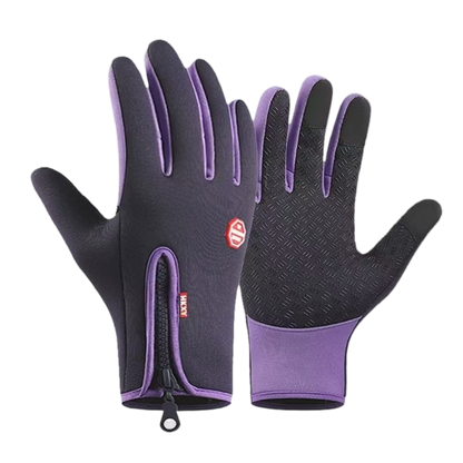Outdoor Heated Gloves Windproof and Waterproof with Plus Velvet