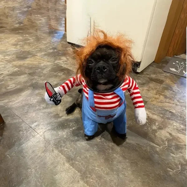 Spooky Doll Pet Cosplay Outfit
