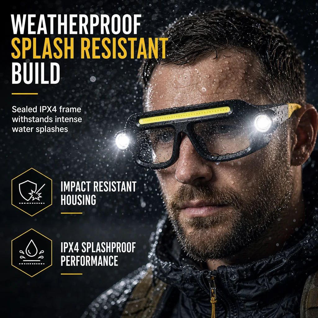💡 LIMITED-TIME 50% OFF! 👓 USB Rechargeable Clip-On Glasses Light | 5 Brightness Modes, Hands-Free ✨