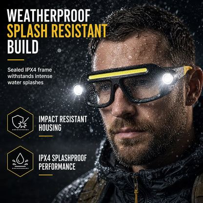 💡 LIMITED-TIME 50% OFF! 👓 USB Rechargeable Clip-On Glasses Light | 5 Brightness Modes, Hands-Free ✨