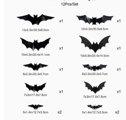 Spooky Glow 3D Bat Lights