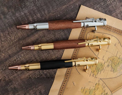 The Artisan's Legacy: Solid Wood & Brass.