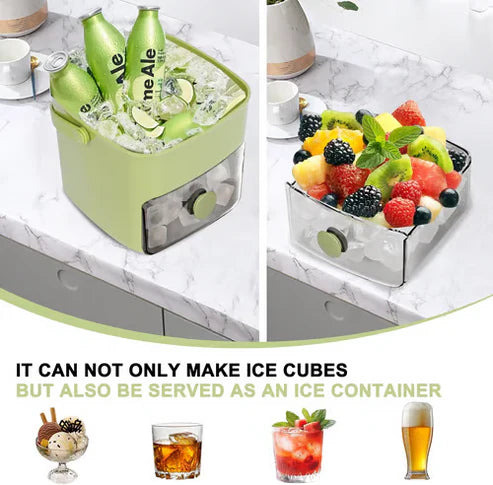 🧊🍧50% OFF Limited Time | Tray with Storage – 48 cubes at once, leak‑proof lid. Stackable, saves space. Includes ice scoop & tong. A summer essential. 🏖️✅
