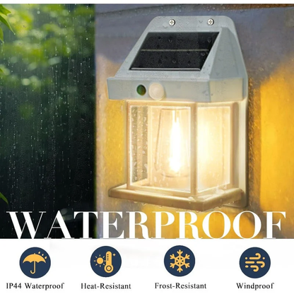 💡Zero Electricity Cost Solar Wall Light, Motion Activated Garden Decor Lamp