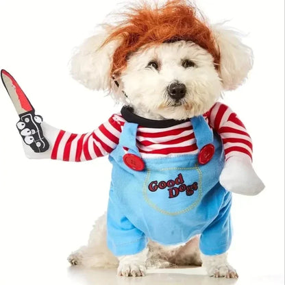 Spooky Doll Pet Cosplay Outfit