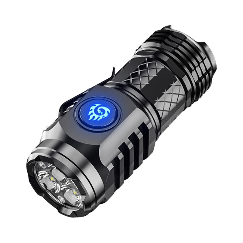 Three-eyed Monster Mini Flash Super Power Flashlight