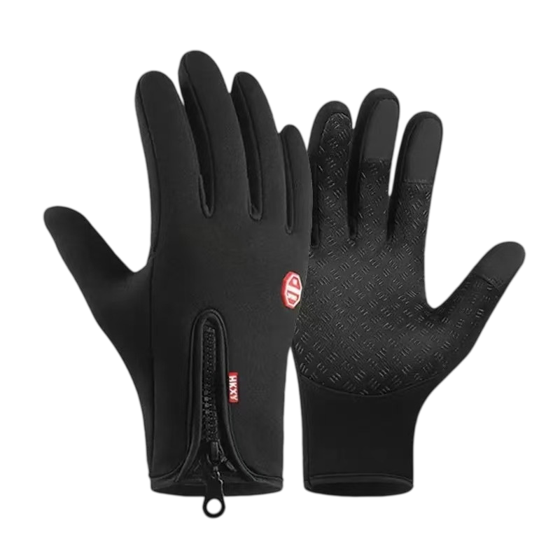 Outdoor Heated Gloves Windproof and Waterproof with Plus Velvet