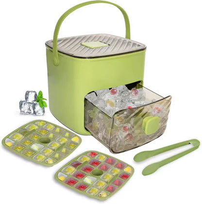 🧊🍧50% OFF Limited Time | Tray with Storage – 48 cubes at once, leak‑proof lid. Stackable, saves space. Includes ice scoop & tong. A summer essential. 🏖️✅