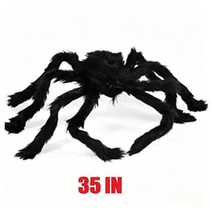 Giant Halloween Spider Decoration – Scary Indoor & Outdoor Prop