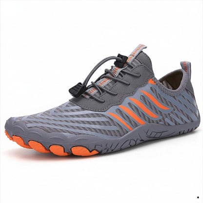 Wear Resistant Quick Dry Aqua Barefoot Shoes, Powerful Traction on Wet Rock, Mud & Beach