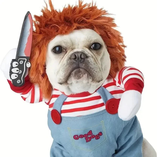 Spooky Doll Pet Cosplay Outfit