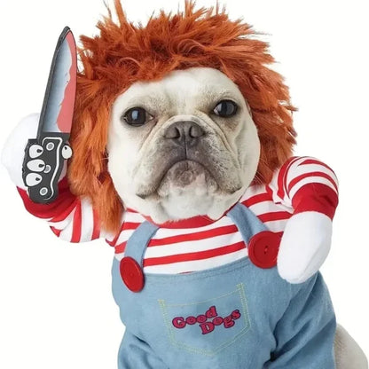 Spooky Doll Pet Cosplay Outfit