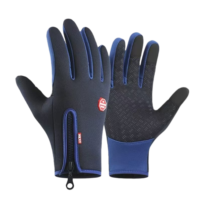 Outdoor Heated Gloves Windproof and Waterproof with Plus Velvet
