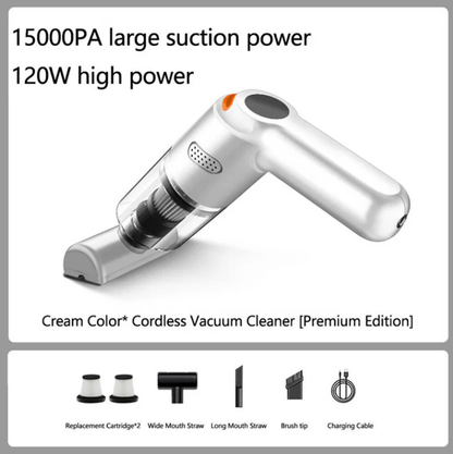 High-Power Cordless Vacuum Cleaner Kit for Car