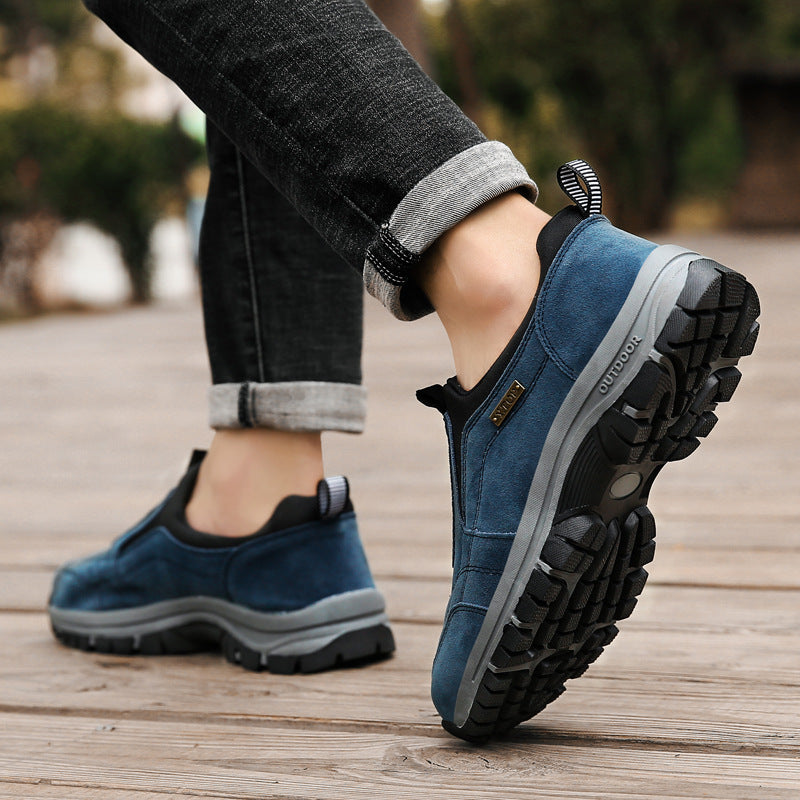 Men's Comfortable Waterproof Orthopedic Walking Shoes Hiking Shoes