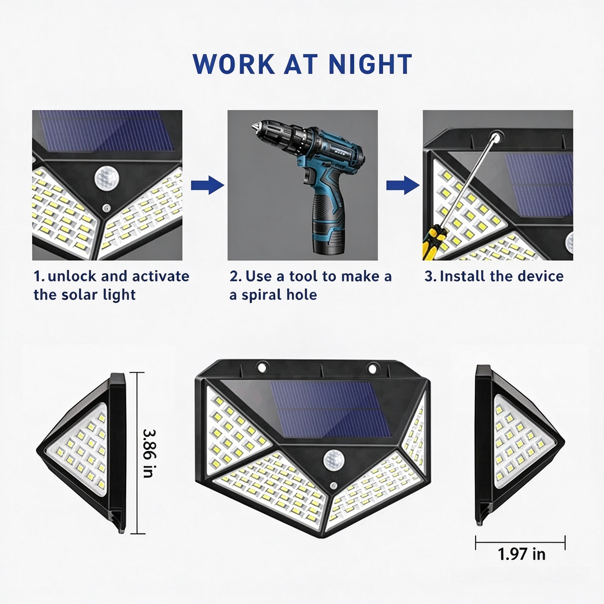 💥GET 50% OFF💥INSTANTLY LIGHT-UP YOUR OUTDOOR SPACE WITH MOTION-ACTIVATED SOLAR LIGHTS